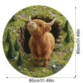 thumbnail image 2 of ERK Tapis Optique Animal 1 Pcs Tapis Moderne Ludique pour Salon Chambre, 2 of 5