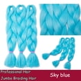 thumbnail image 2 of Ombre Jumbo Braiding Hair Extensions High Temperature Synthetic Twist Hair Multiple Colored Hair, 2 of 5
