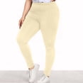 thumbnail image 1 of TIMIFIS High Waisted Leggings for Women Plus Size Yoga Pants Tummys Control Solid Color Workout Running Cycling Yoga Pants - Spring/Summer, 1 of 7