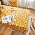 thumbnail image 3 of Binwennn Nappe Extra Longue 40 Ronde Nappe Tableau Noir Nappe Nappe Résistante à l'Huile et Lavable Nappe de Bureau Nappe de Bout de Canapé Rectangulaire, 3 of 8