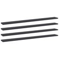 thumbnail image 1 of vidaXL Bookshelf Boards 4 pcs Grey 100x10x1.5 cm Engineered Wood, 1 of 4
