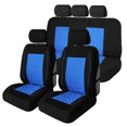 thumbnail image 2 of Universal Fit Car Seat Cover – Full Set of Automotive Seat Covers, Diamond Stitched Flat Cloth Cloth Seat Protector for Cars, Trucks, SUVs and Vans, Washable Seat Cover, 2 of 7
