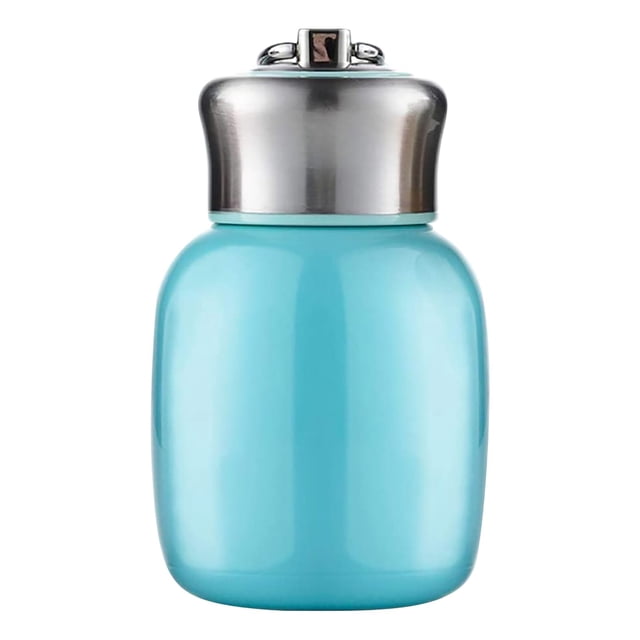 Stainless Steel Vacuum Insulated Mini Water Bottle 200ML Compact Portable Design for Cold Hot Beverages Leak Proof Kitchen Dining Bar Use