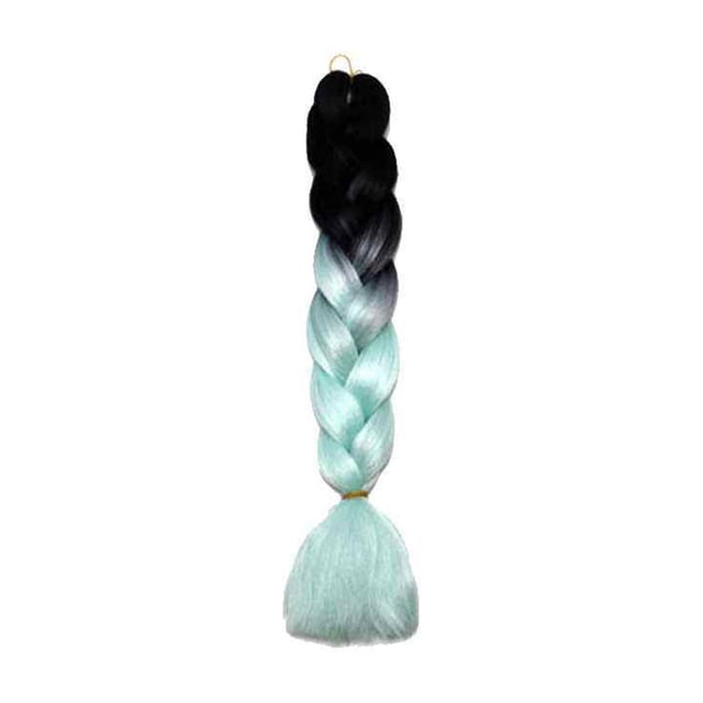 Gradient Color Women Braid Hair Large Women hair extensions Gradient Braiding Hair Wigs High Temperature Fiber Synthetic Hair Extensions