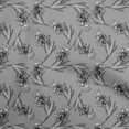 thumbnail image 1 of oneOone Viscose Chiffon Gray Fabric Floral Sewing Material Print Fabric By The Yard 42 Inch Wide, 1 of 4