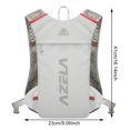 thumbnail image 2 of Riforla Sac d'Hydratation Course Randonnée Sac à Dos d'Hydratation Hydropack pour Hommes et Femmes Équipement de Sac à Dos et pour le Cyclisme Avec/sans Sac d'Eau Sport de Plein Air Violet Foncé, 2 of 4