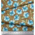 thumbnail image 2 of Soimoi polyester Crepe Fabric Hummingbird & Floral Printed Craft Fabric by the Yard 42 Inch Wide, 2 of 3