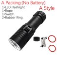 thumbnail image 1 of XML-L2 LED Sea Diving Submarine Yellow Light Waterproof Flashlight Marine Torch ,Powerful Illumination, 1 of 7