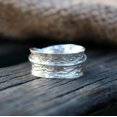 thumbnail image 5 of Energy Stone Simplicité Bague Tournante de Méditation en Argent Sterling (Style US63) (7), 5 of 5