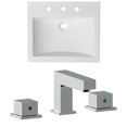 thumbnail image 1 of American Imaginations 48.75-in. W 3H4-in. Ceramic Top Set In White Color - Overflow Drain Incl. AI-18193, 1 of 1