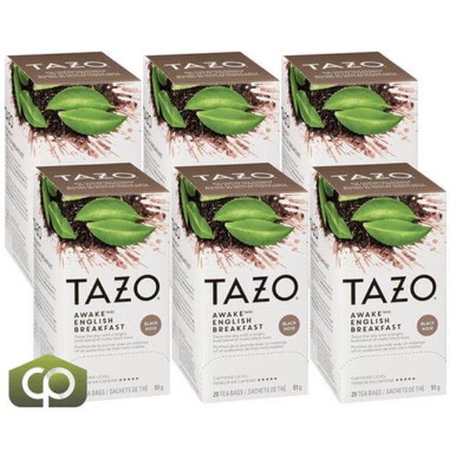 Tazo Tea Bag Awake English Breakfast 20 CT (6/Case)