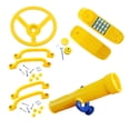 thumbnail image 1 of Bunblic Kids Children Play Toy Steering Wheel Swings Set Accessory Playground Wheel Outdoor Swing Set for Interactive Learning Ages 3+ yellow, 1 of 8