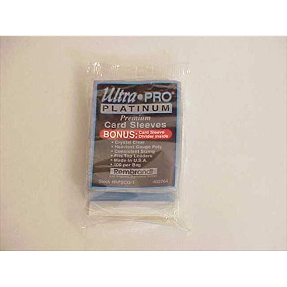 Ultra Pro Pack de Pochettes de Cartes Premium (100 Pochettes)