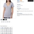 thumbnail image 5 of Bella + Canvas Ladies' Jersey Short-Sleeve Deep V-Neck T-Shirt, 5 of 5