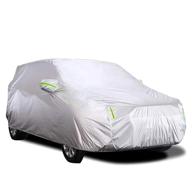 Car Cover Full Sedan Covers with Reflective Strip Sunscreen Protection Dustproof Scratch-Resistant Universal XL