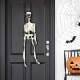 thumbnail image 3 of Halloween Skeletons Life Size,Realistic Human Skeleton Full Body,Movable Posable Joints Skeleton,Creepy Halloween Plastic Skeleton for Graveyard Decorations,Haunted House Props Indoor/Outdoor Decor, 3 of 9