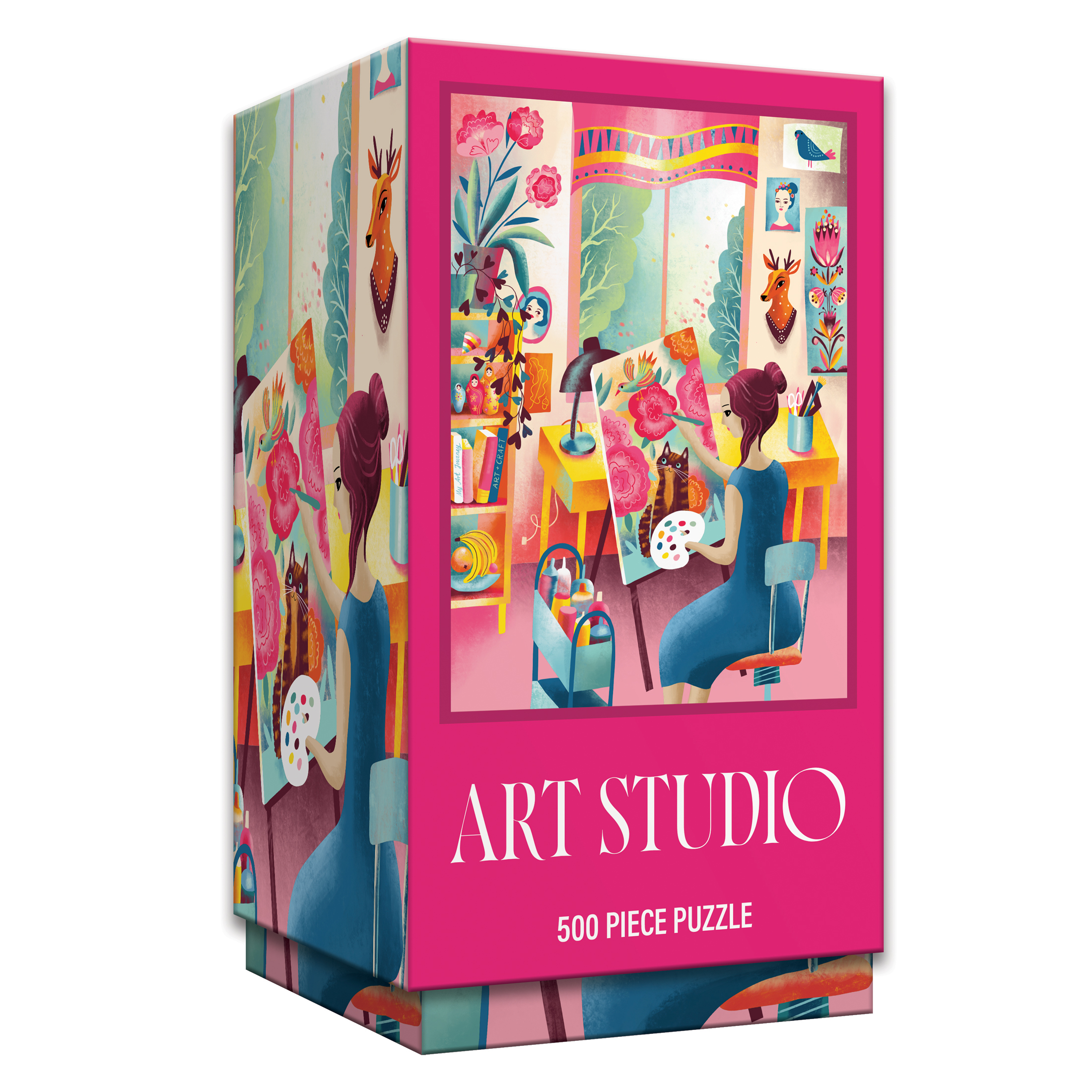 RoseArt - Vertical Visions 500 pièces - Art Studio - Puzzle à emboîter pour adultes