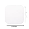 thumbnail image 3 of Feltree 4-Pack Non-Slip Gripper Pads for Carpets & Rugs - Strong Hold for Tile, Wood Floors, Secures Mats to Prevent Sliding, 25x25cm White ABS Pad Set, 3 of 7
