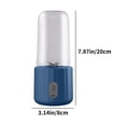 thumbnail image 3 of TopLLC Portable Rechargeable Juicer Small Juicer Cup Juicer Cup Student Home Multifunctional Juicer Machine 380ml Cordless juicer, 3 of 8