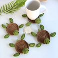 thumbnail image 2 of Harpily Wine Glass Racks Cute Turtle Mug Blanket Handmade Crochet Mug Blanket Crochet Turtle Mug Blanket Mug Mug Blanket Housewarming Home Decor Mom Teacher, 2 of 9