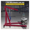 thumbnail image 3 of Hydraulic Long Jack 3 Tons/4 Tons Capacity With Single Piston Pump And Clevis Base Manual Cherry Picker W/Handle ,Easy to Use, 3 of 7