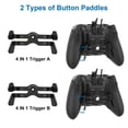 thumbnail image 4 of HLONK Controller Paddles Fit for Xbox   Back Button Attachment Controller Adapter Fit for Xbox One X S  Xbox Series X S  Controller Extension Programmable Keys, 4 of 7