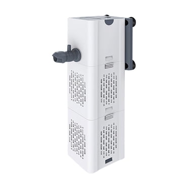 TFixol15W Aquarium Filter, Fish Tank Filter Aquarium Filtration Pump Circulation Internal Filter with Maximum Flow of 1000L/H Adjustable Airflow Quiet and Low Noise
