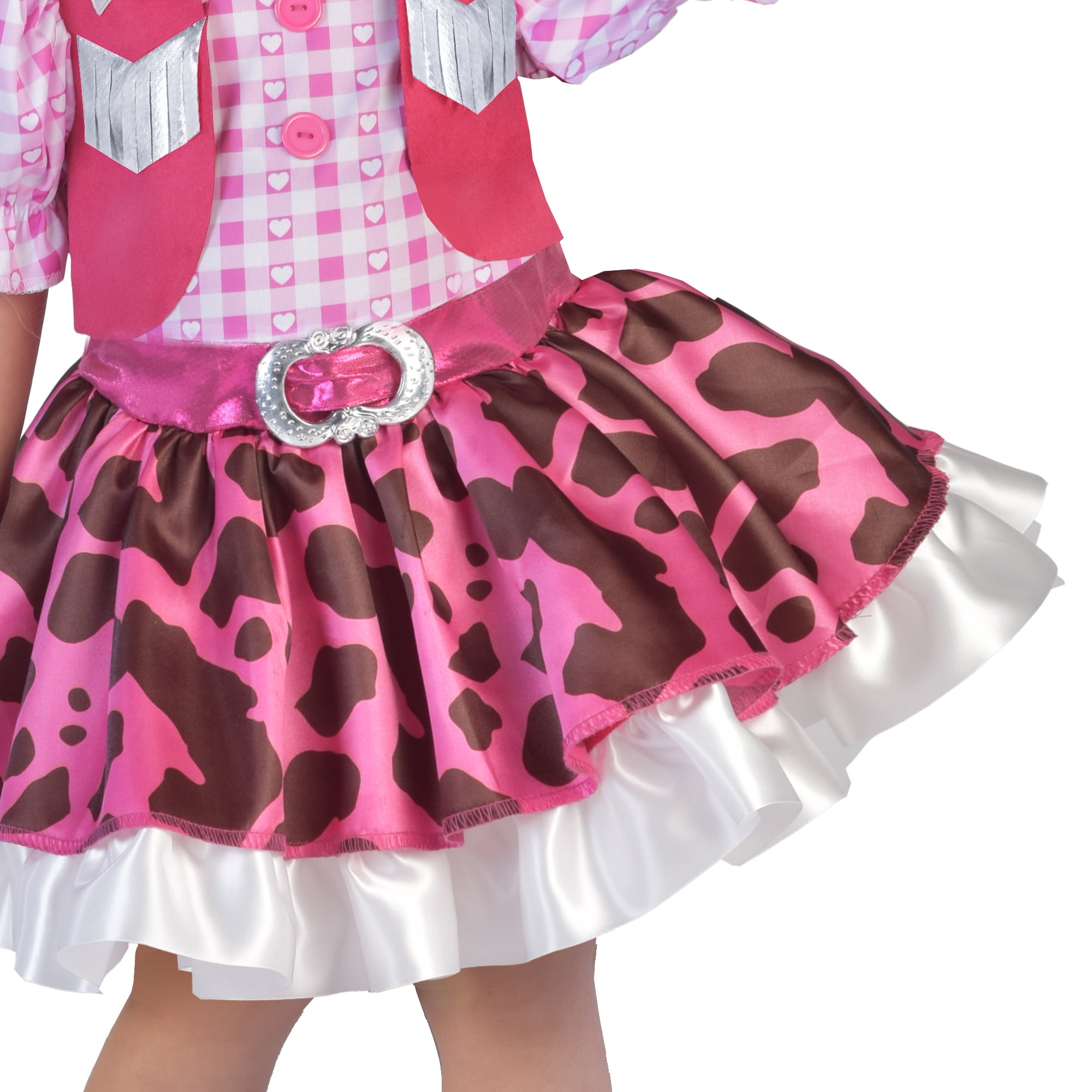 Costume d'Halloween pour enfant Petite Cow-girl Mignonne, Taille 3-4T