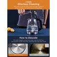 thumbnail image 3 of FOHERE Electric Kettle, 1.7L Glass kettle with 5 Temperature Control and 5 Colors LED Lights, Cordless Kettle with Stainless Steel Inner Lid & Bottom, 3 of 9