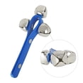 thumbnail image 3 of Yeacher Handle Bell Shaker Handbell Stick Percussion Musical Toy with 3 Jingle Bells for Children, 3 of 8