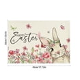 thumbnail image 3 of TIMIFIS Easter Placemats, Beautiful Happy Easter Placemats Spring Easter Place Mats Vintage Dining Table Decorations Bunny Chick Easter Holiday Table Mats for Kitchen Dining Decoration Home Decor, 3 of 6