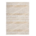 thumbnail image 1 of Motif Printed Faux Rabbit Minear Ivory & Gold 5 ft. x 7 ft. Area Rug, 1 of 6