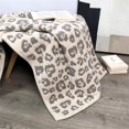 thumbnail image 3 of Wild Leopard Throw Soft Blanket Comfy Cozy Warm Fluffy Fall Winter for Chair Bed Sofa Couch Travel Gift, 3 of 8