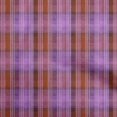 thumbnail image 1 of oneOone Viscose Chiffon Purple Fabric Check Craft Projects Decor Fabric Printed By The Yard 42 Inch Wide, 1 of 5