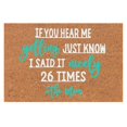 thumbnail image 1 of Runner Rug Indoor Door Mat Front Door Mat Door Mat Entrance Door Entry Mat Absorbent Bathroom Fun Floor Mat Non-Slip Doormat for Home Entrance Tire Mats for Garage Floor 16x24IN, 1 of 7