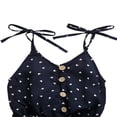 thumbnail image 4 of Enfants Bébé Filles Sans Manches Modèle de Coeur Combinaison Boutons d'Été Romper, 4 of 5