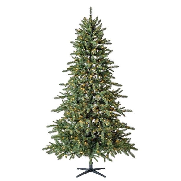Holiday Time Milford Index 7.5' Pre-Lit Regular Full Quick Set