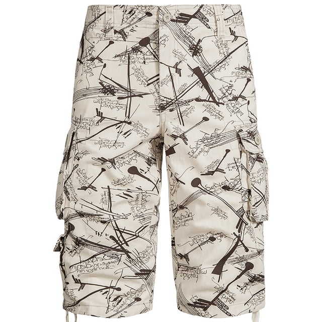 Quick Dry Pants Men Mens Directional Sign Work Shorts Mid-Waist Multi-Pocket Five-Piece Pants Casual Shorts Pants Swim Trunks Men Short Quick Dry Shorts Men Lightweight Work Pants for Men