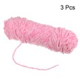 thumbnail image 3 of Unique Bargains Fil Chenille en Velours Polyester Rose, 3 Écheveaux, 3 of 7