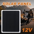 thumbnail image 2 of yeacher Upgraded Solar Battery Trickle Charger Maintainer 12V Portable Waterproof Solar Panel Trickle Charging Kit for Car Automotive Motorcycle Boat Marine RV Trailer Powersports Snowmobile, 2 of 8