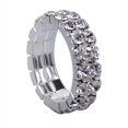 thumbnail image 3 of 12 Pcs Bagues en Cristal en Acier Inoxydable pour Bijoux de Doigts Bagues Transparentes, 3 of 8