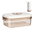 thumbnail image 3 of TIMIFIS Pumpable Organiser Vacuum Preservation Box Food Grade Pumping Sealed Box Refrigerator Draining Large Storage Jar Food Fruit Storage Box 2.7L Kitchen Essentials, 3 of 7
