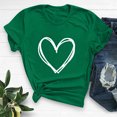 thumbnail image 1 of EGNMCR T-Shirts pour Femmes T-shirt à Col Rond Imprimé à Manches Courtes pour Femmes, Mode Décontractée, Coupe Ample, Hauts, 1 of 6