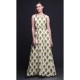 thumbnail image 4 of Bimba Robe Longue Décontractée à Imprimé Damassé pour Femmes, Col Rond, Sans Manches - Petit, 4 of 6