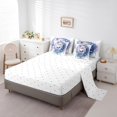 thumbnail image 3 of YST Dreamcatcher Wolf Comforter Set Boho Chic White Polyester Comforter & Duvet Type, King (7 Count), 3 of 4