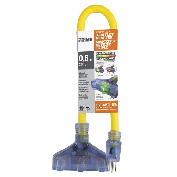 Prime 3-outlet Adapter Amp Detector