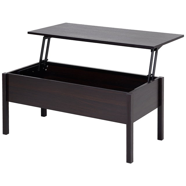 HOMCOM 39" Modern Lift Top Coffee Table with Hidden Storage Compartment