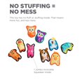 thumbnail image 5 of Outward Hound Durable Plush Squeak Dog Toy Invincibles Mini Pig, 5 of 5