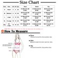 thumbnail image 2 of EQWLJWE Maillot de Bain Bikini Deux Pièces pour Femme, Acier Uni Fendu, 2 of 5