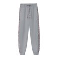 thumbnail image 3 of Innerwin Jogger Set Leopard Print Ladies Sweatsuits Jogging Hoodies Comfy 2 Piece Outfit Grey 3XL, 3 of 5